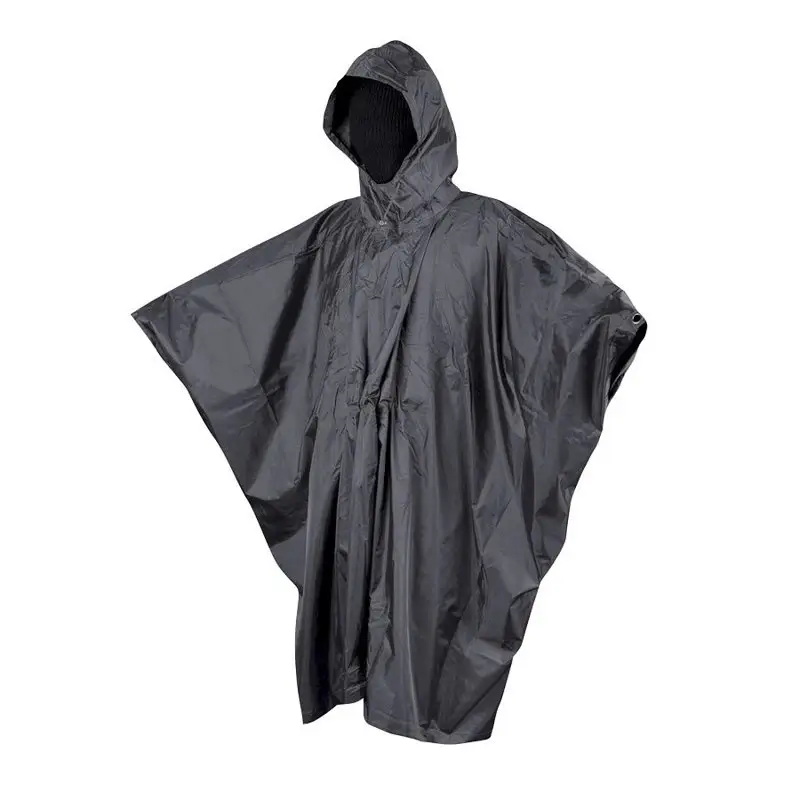 Wyjątkowa oferta Peleryna Przeciwdeszczowa - Poncho Ripstop Texar Czarne (18-PORC-RG)