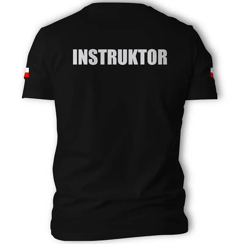 T-Shirt Instruktor TigerWood Czarny Ostatnie sztuki