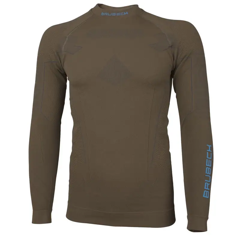 Bluza Męska Thermo Nilit Heat Brubeck Khaki (LS13040) Okazja
