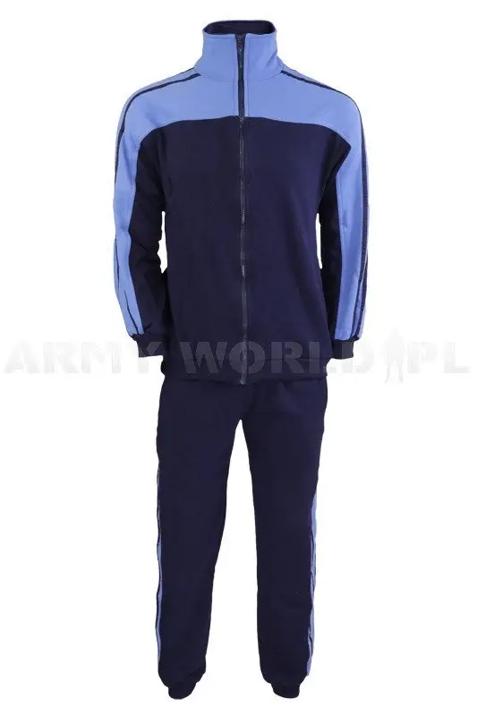 Dres Wojskowy Sportowy Polski 503/MONWP Bluza + Spodnie Oryginał Niebieski Nowy Premium