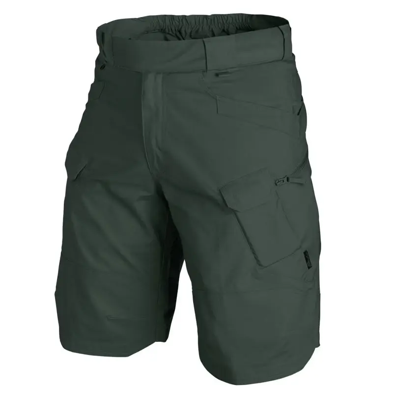 Dostępne od ręki Bermudy / Krótkie Spodnie Urban Tactical Shorts UTS Helikon-Tex Jungle Green Ripstop 11'' (SP-UTK-PR-27)