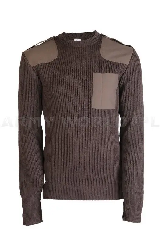 Obniżka ceny Sweter Oficerski Wojsk Lądowych Polski 528/MON Oryginał Khaki Nowy