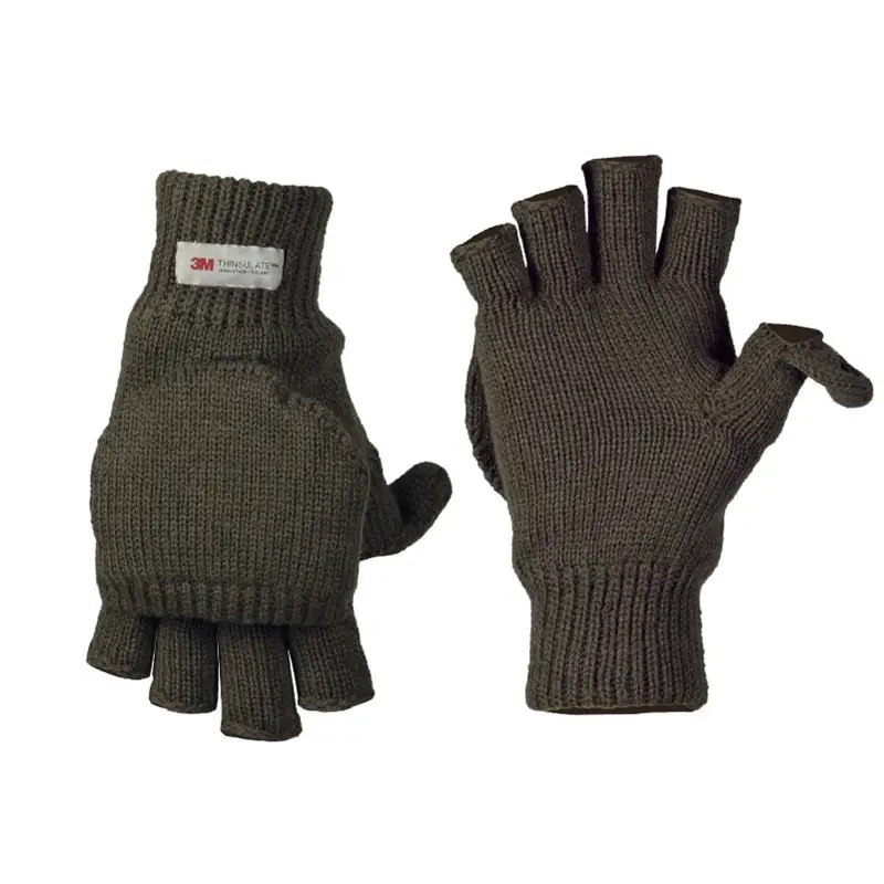 Rękawice Myśliwskie Łapki Składane Mil-tec Thinsulate Olive (12545001) Nowość