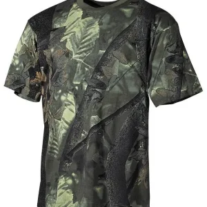 Bezpieczna płatność T-shirt Myśliwski Wild Trees MFH Kamuflaż Letni (00105A)
