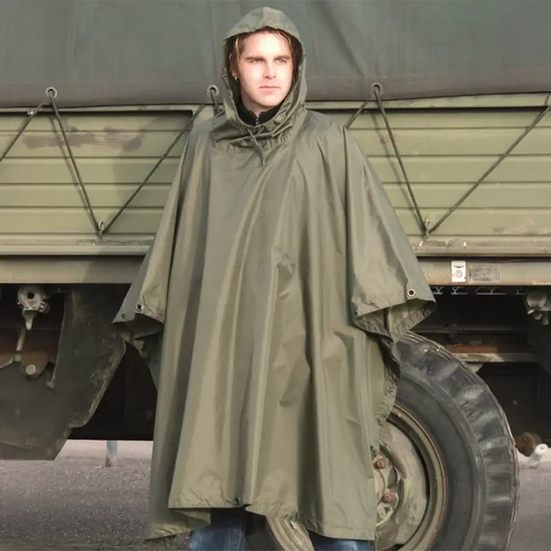 Peleryna Przeciwdeszczowa / Poncho Ripstop Mil-tec Olive (10630001) Bezpieczna płatność