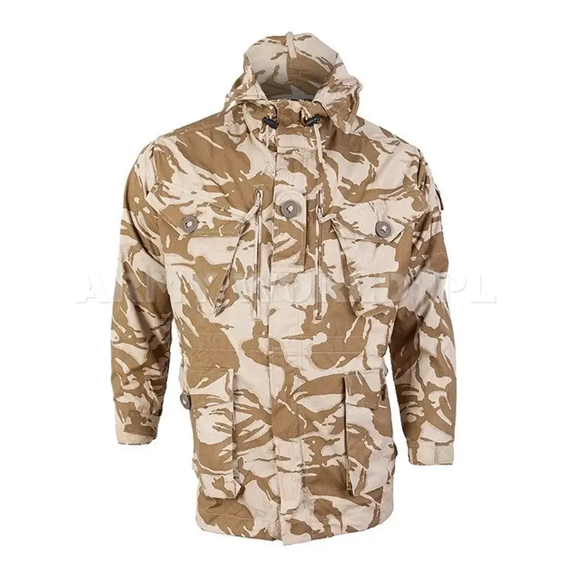 Promocja Kurtka Wojskowa Parka Brytyjska Pustynna Windproof DPM Desert Oryginał Nowa