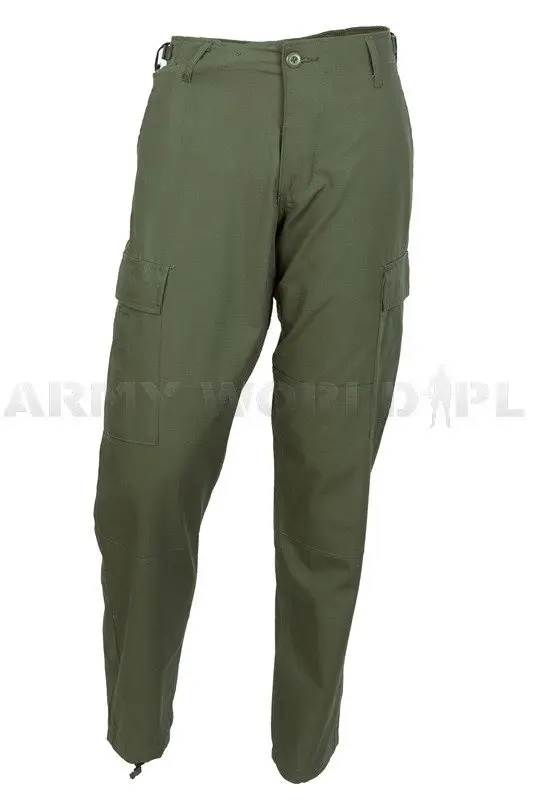 Darmowy zwrot Spodnie Bojówki Ripstop Model BDU Teesar Olive (11832001)