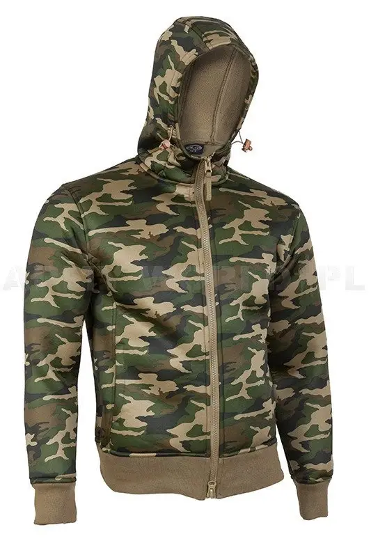Bluza Neoprenowa Woodland Z Kapturem Mil-tec (10860020) Wyjątkowa oferta