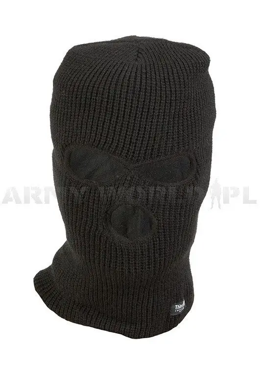 Kominiarka Ocieplana THINSULATE Paintball ASG Quad Mil-tec Czarna (12112002) Hit cenowy