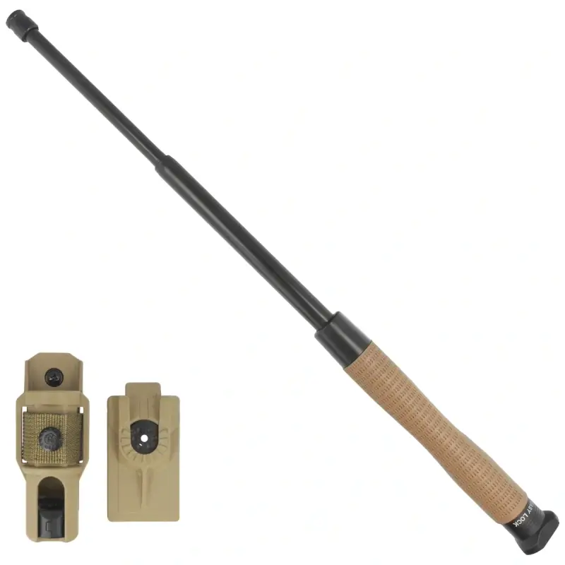 Pałka teleskopowa hartowana ESP Ergonomic Easy Lock 16 Khaki (ExBTT-16HE) Popularny