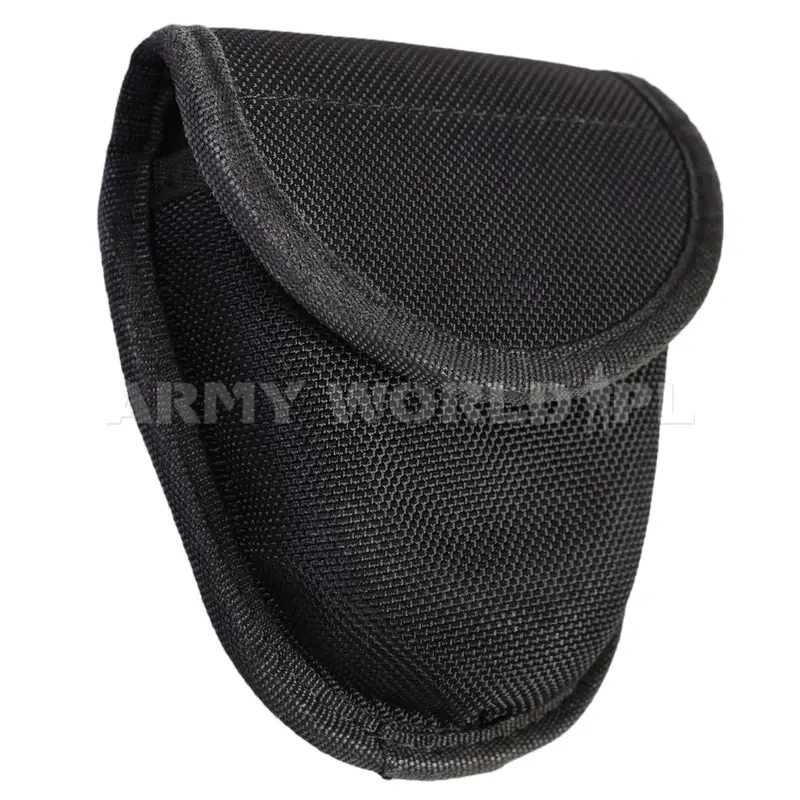 Oferta limitowana Pokrowiec Na Kajdanki Wojskowy Us Army Czarny Oryginał Demobil BDB