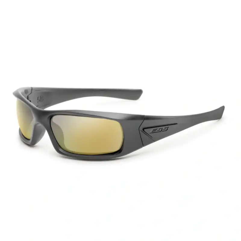 Super okazja Okulary Taktyczne Balistyczne 5B ESS Carbon Gray-Mirrored Brass (EE9006-25)