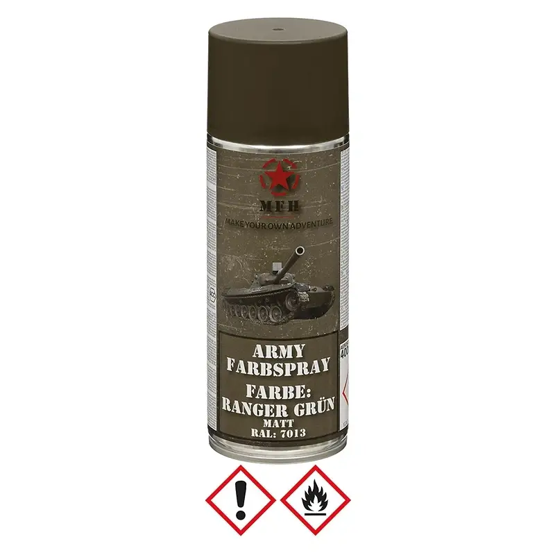 Farba Maskująca Wojskowa W Sprayu 400 ml MFH Matt Ranger Green (27375R) Dodaj do koszyka