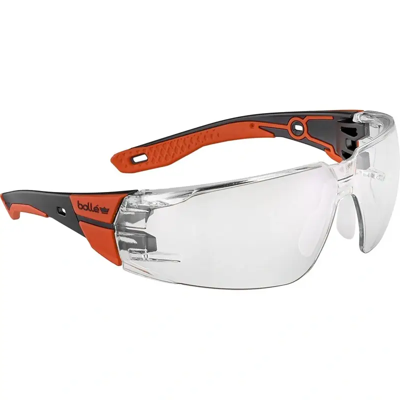 Okulary Ochronne Bolle Safety Rush+ 2.0 Przezroczyste Zauszniki Czerwono-Czarne (RUSPSN11E) Hit cenowy