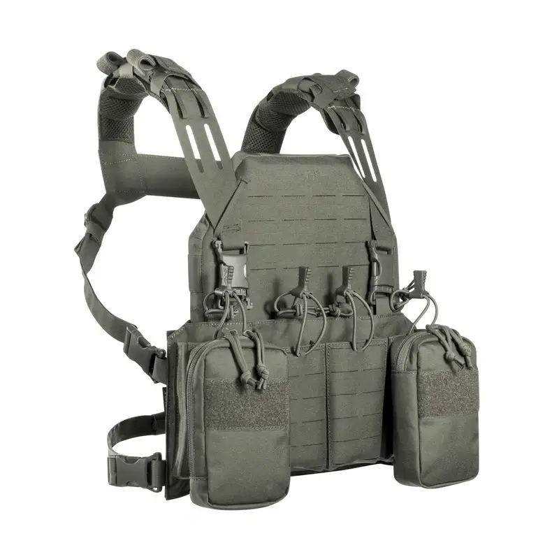 Oferta limitowana Kamizelka Modular Chest Rig 4xM4 IRR Tasmanian Tiger Stone Grey Olive (8870.332)