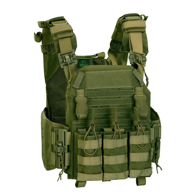 Wyjątkowa oferta Kamizelka Taktyczna Storm Plate Carrier Quick Release DEFCON 5 Olive (D5-BAV23)