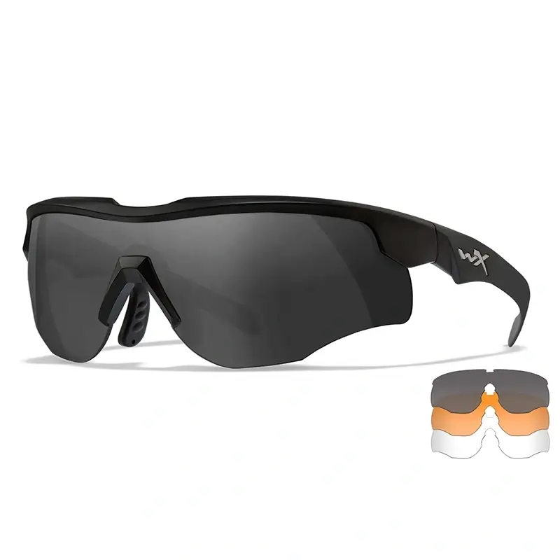 Hit cenowy Okulary Taktyczne Wiley X Rogue Comm 2852 Set 3in1 Grey / Clear / Light Rust Matte Black Frame