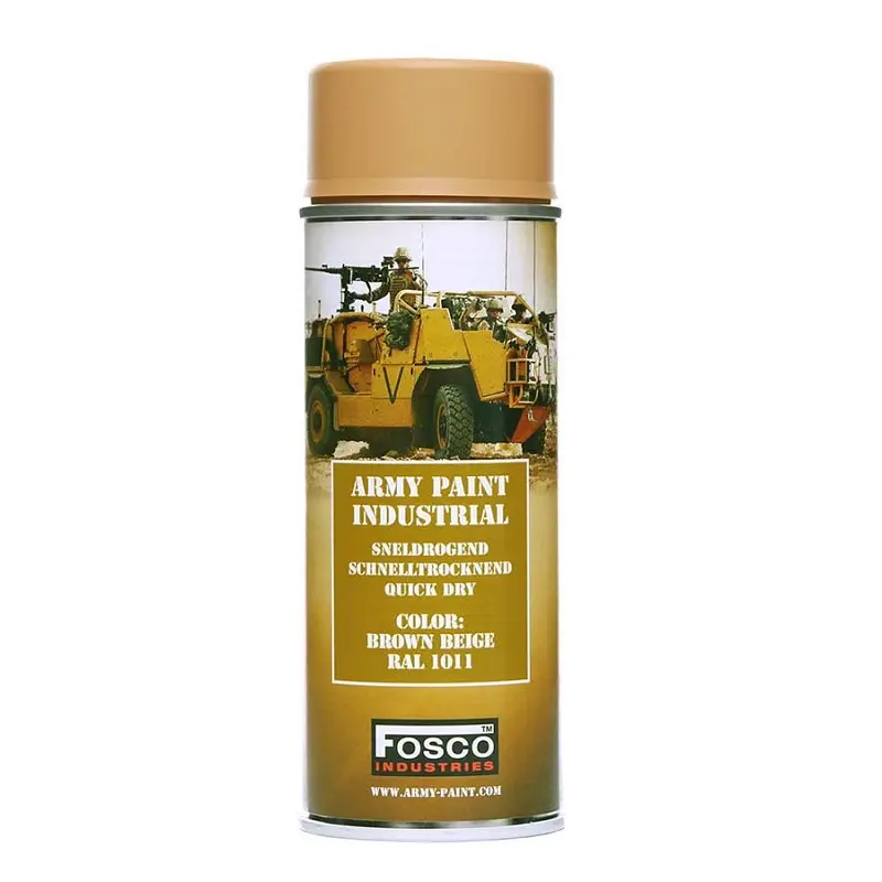 Okazja Farba Maskująca Wojskowa W Sprayu 400 ml FOSCO Brown Beige