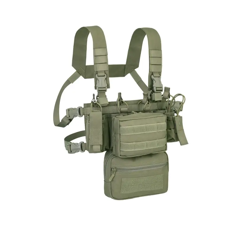 Bezpieczna płatność Kamizelka Taktyczna Combo Mini Chest Rig 900D Outac Olive (OT-RC202)