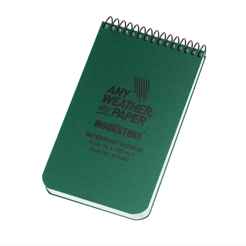 Notes Wodoodporny 76 x 130 mm Modestone AnyWeather Olive (A13MIL) Ekspresowa dostawa