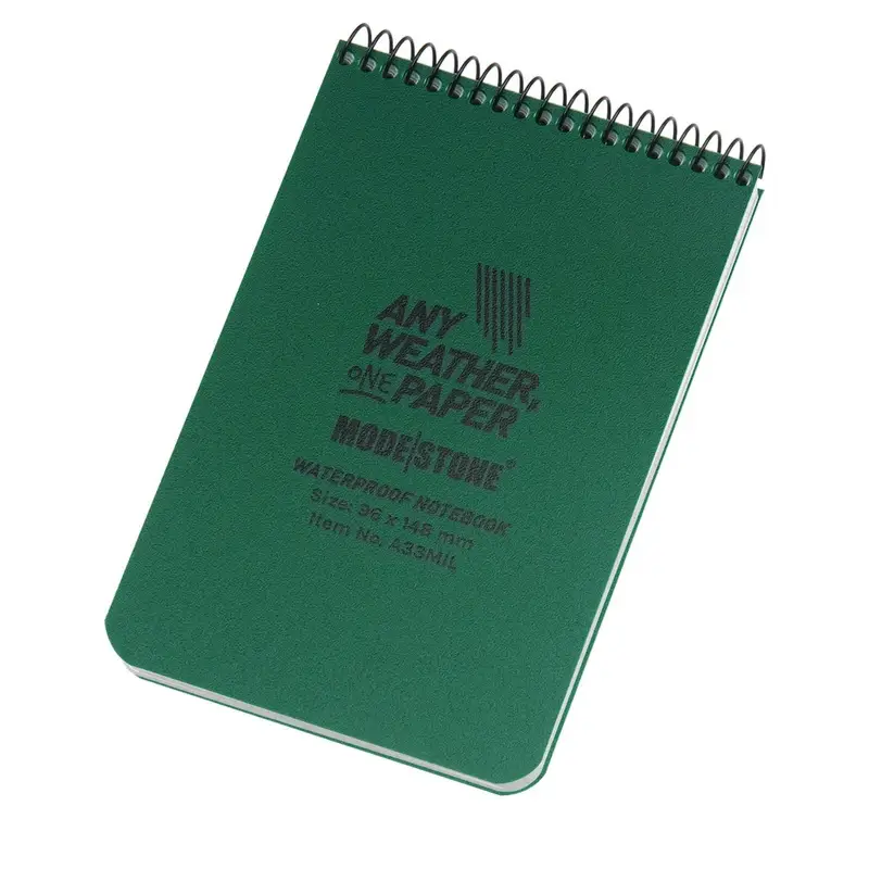 Obniżka ceny Notes Wodoodporny 96 x 148 mm Modestone AnyWeather Olive (A33MIL)