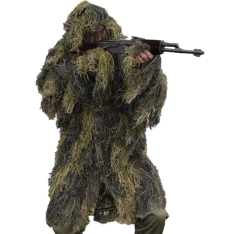 Nowość Strój Maskujący Snajpera Mil-Tec Parka Ghillie Anti Fire PRO Woodland