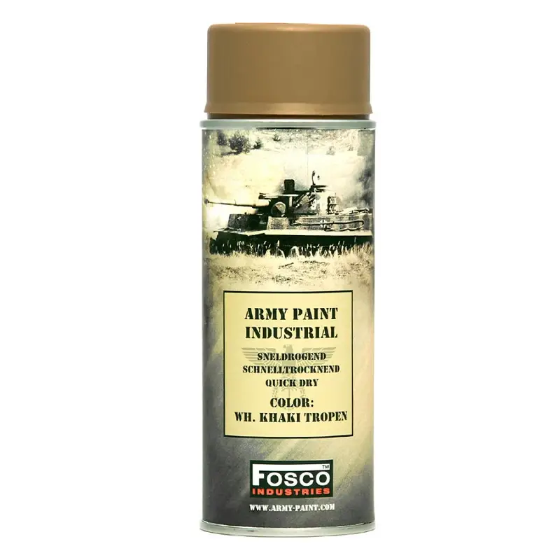 Nie przegap Farba Maskująca Wojskowa W Sprayu 400 ml FOSCO WH Khaki Tropentarn