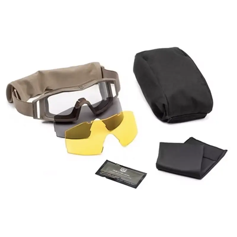 Gogle Balistyczne Revision Wolfspider Pustynne + 3 Wizjery Oryginał Nowe Super okazja