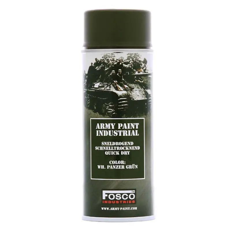 Farba Maskująca Wojskowa W Sprayu 400 ml FOSCO Panzer Grün Niska cena
