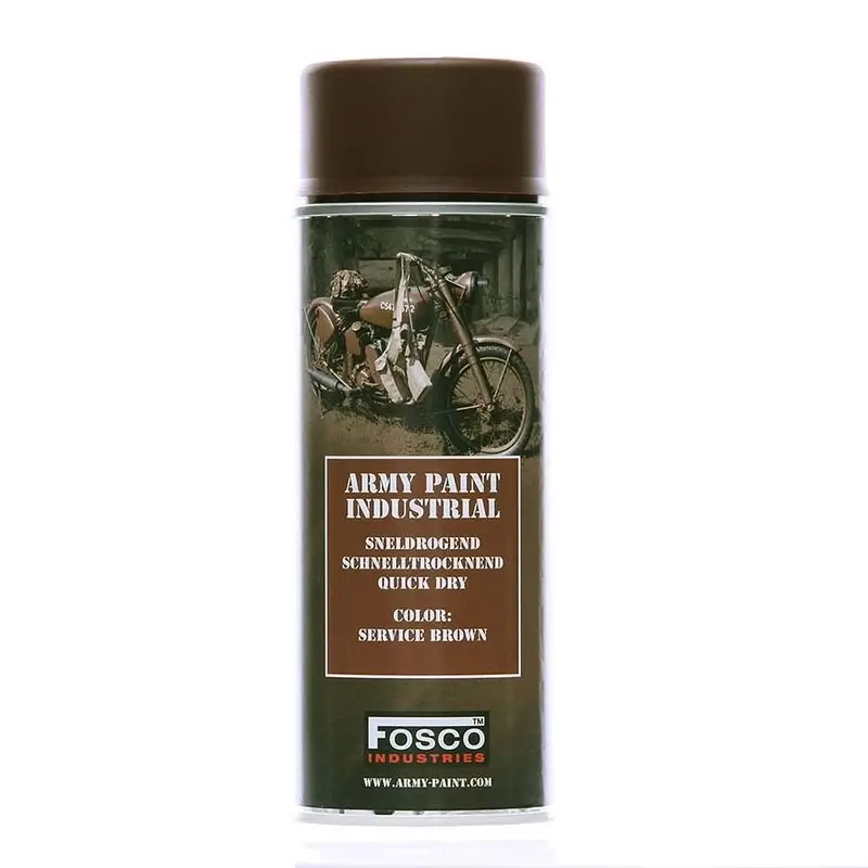 Wyprzedaż Farba Maskująca Wojskowa W Sprayu 400 ml FOSCO Service Brown