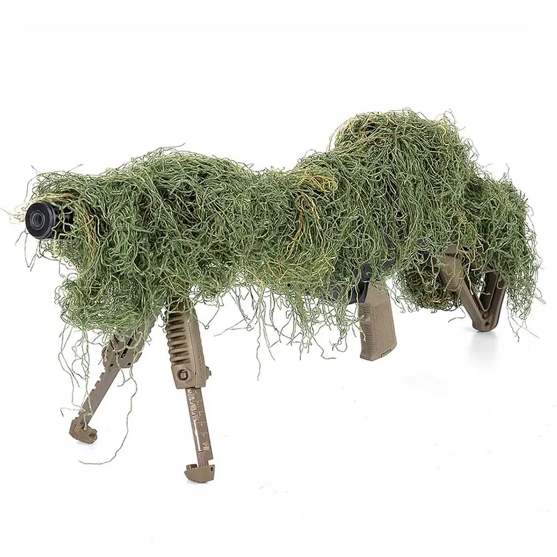 Ekspresowa dostawa Siatka Maskująca Na Karabin Rifle Cover FOSCO Leaf Green (469275)