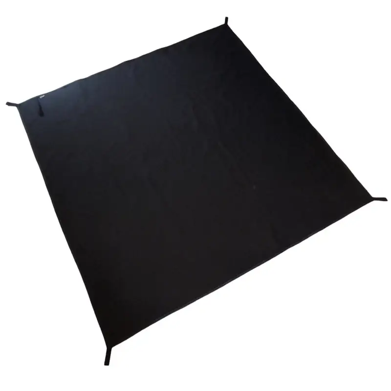Bezpieczne zakupy Płachta Outdoorowa / Plandeka Square 1,45 x 1,45 m Piran Czarna