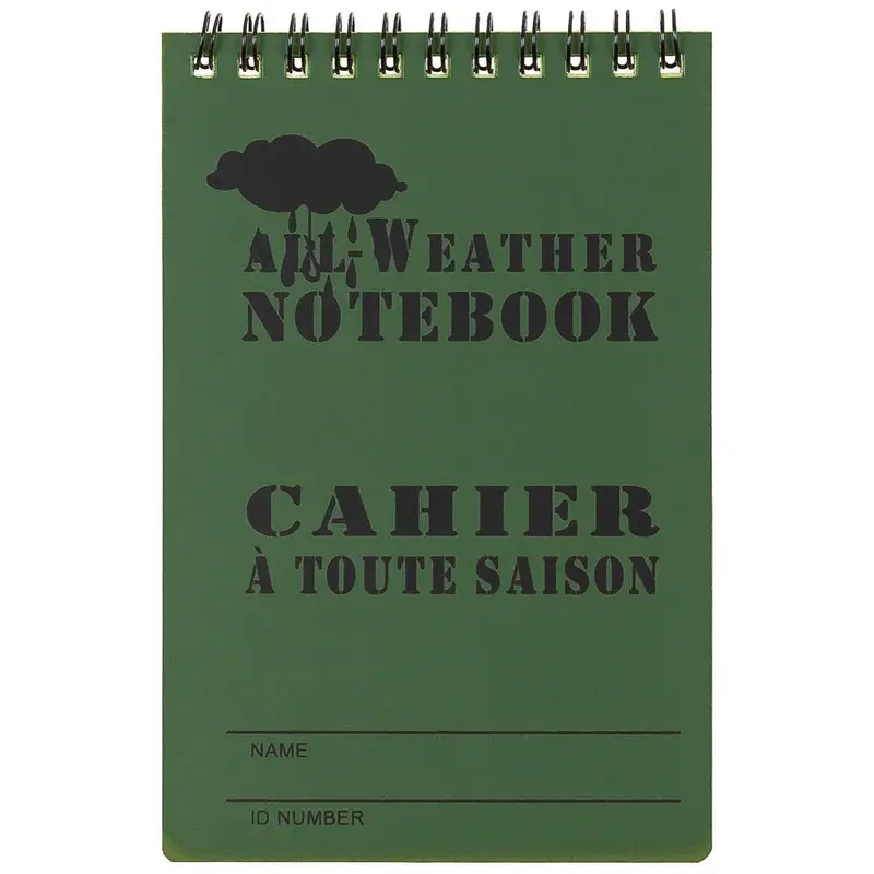 Tani Notes Wodoodporny 10 x 15 cm MFH Olive (37503)