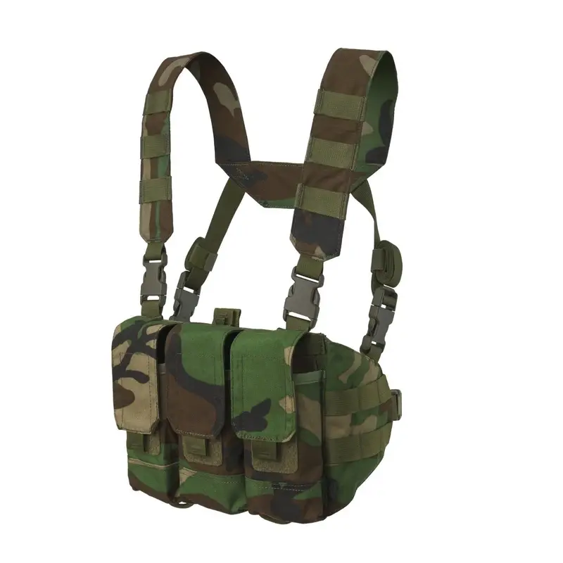 Kamizelka Taktyczna Chicom Chest Rig Cordura® Helikon-Tex US Woodland (KK-CCR-CD-03) Tani
