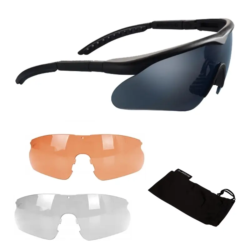 Okulary Ochronne Raptor SwissEye Czarne Tylko dziś