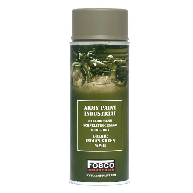 Farba Maskująca Wojskowa W Sprayu 400 ml FOSCO Indian Green WWII Ograniczona ilość