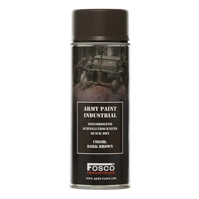 Farba Maskująca Wojskowa W Sprayu 400 ml FOSCO Dark Brown Sprawdź teraz