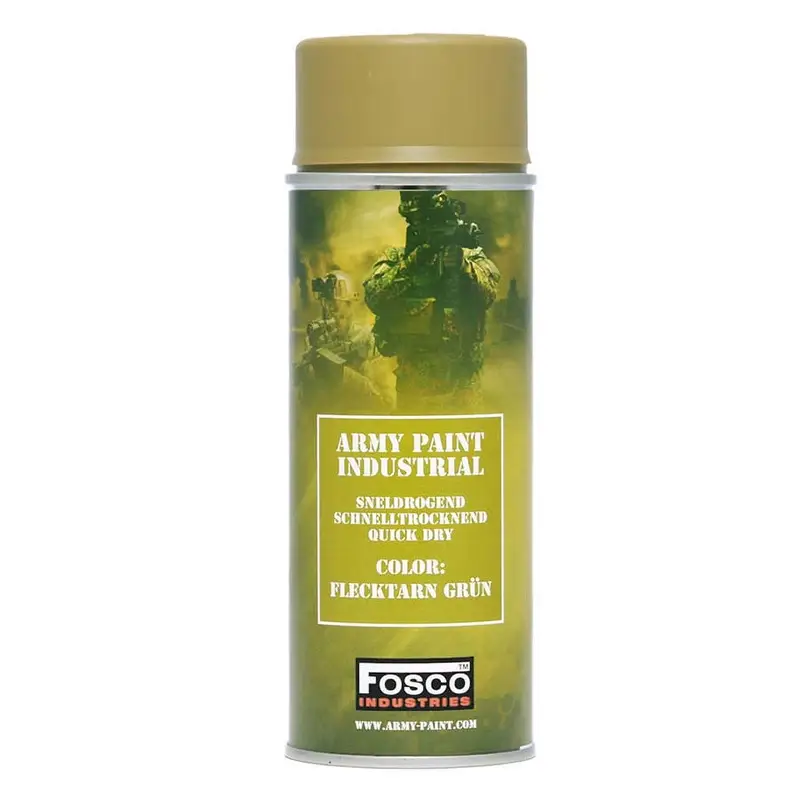 Tylko do końca tygodnia Farba Maskująca Wojskowa W Sprayu 400 ml FOSCO Flecktarn Grun