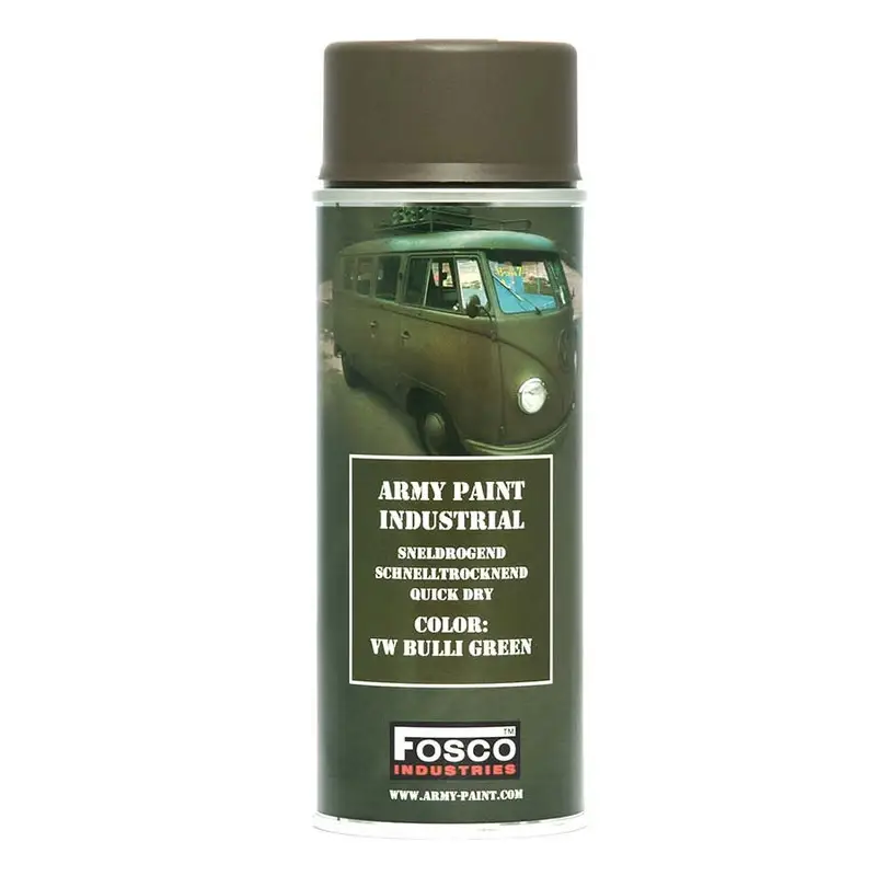 Wyjątkowa oferta Farba Maskująca Wojskowa W Sprayu 400 ml FOSCO VW Bulli Green