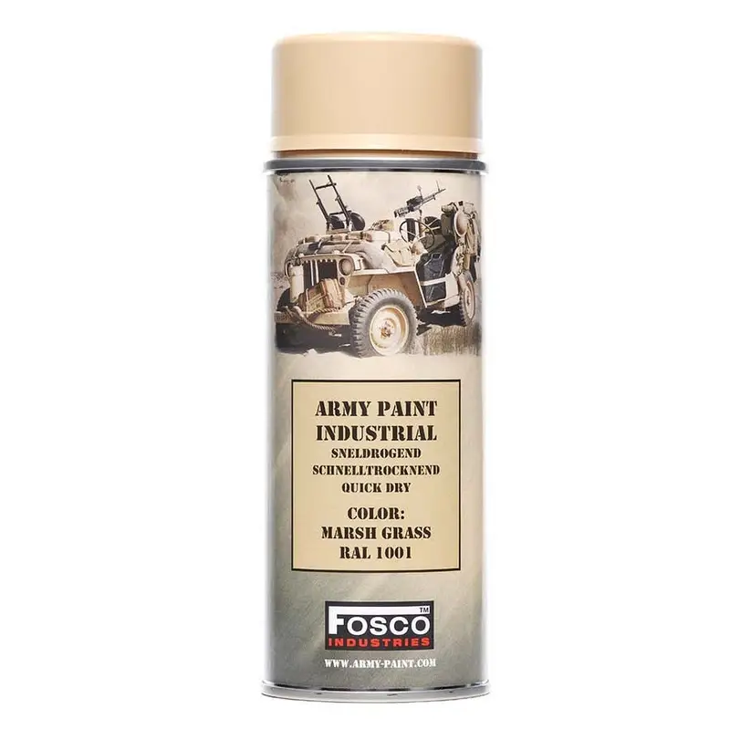 Bezpieczna płatność Farba Maskująca Wojskowa W Sprayu 400 ml FOSCO Ral 1001 Marsh Grass