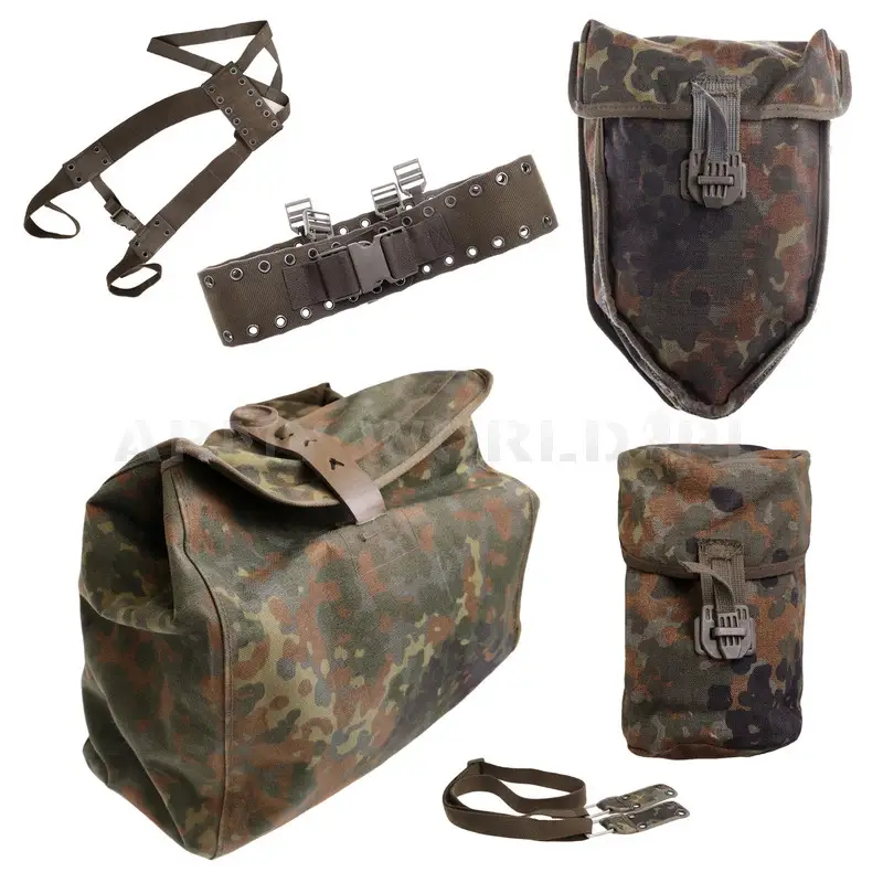 Łatwy zwrot Oprzyrządowanie Taktyczne Bundeswehr 5 Części Flecktarn Oryginał BDB