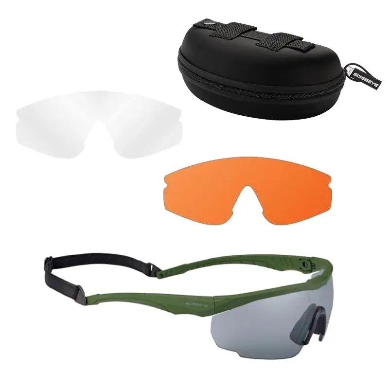 Okulary Taktyczne BLACKHAWK SwissEye Olive Łatwy zwrot