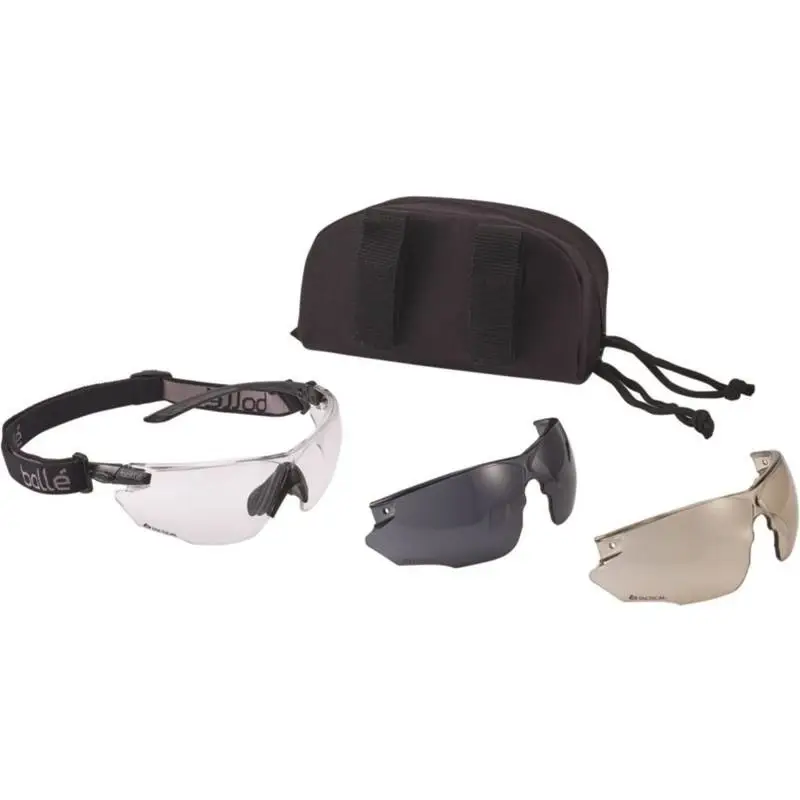Zestaw Okularów Balistycznych COMBAT KIT Czarny (COMBKITN) Zamów teraz