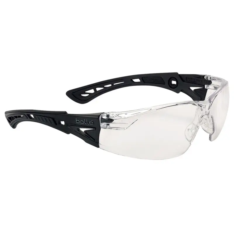 Okulary Ochronne Bolle Safety Czarne Rush+ Small Przezroczyste Czarne (PSSRUSP0652B) Rabat