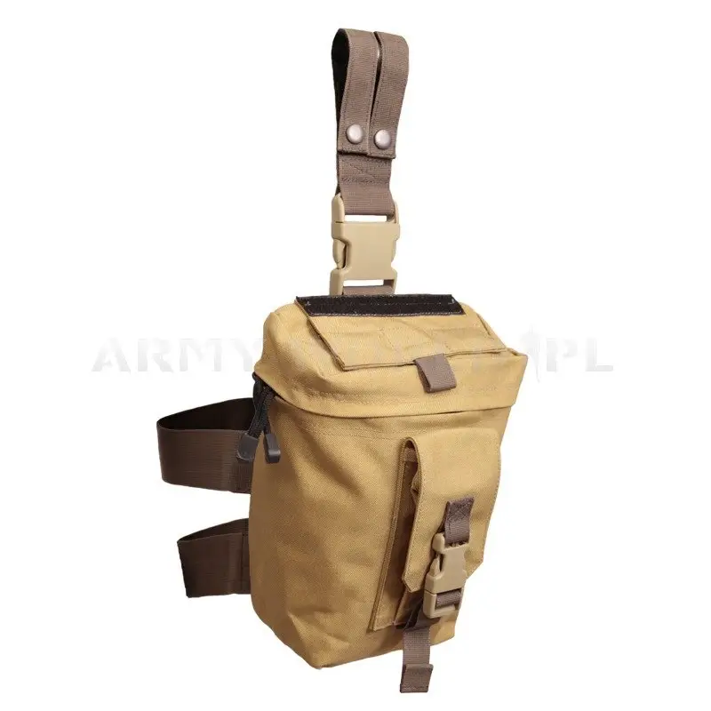 Kup teraz Panel Udowy Torba Zrzutowa / Worek Na Odzysk Drop Pouch Wojskowy Holenderski Coyote Oryginał Demobil BDB