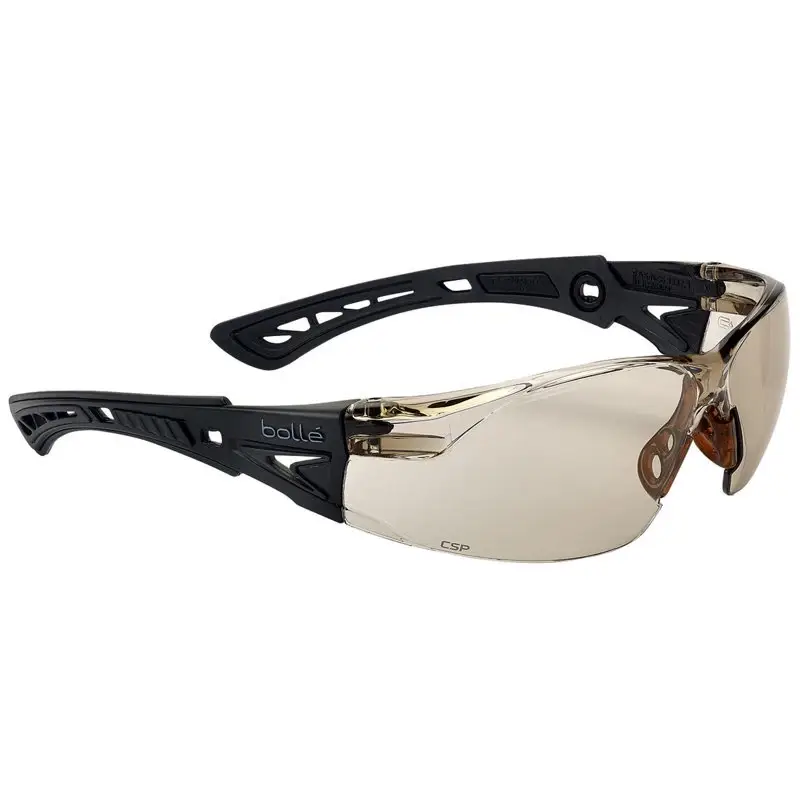Okulary Ochronne Bolle Safety Czarne Rush+ Twilight (PSSRUSPT09) Wysoka jakość