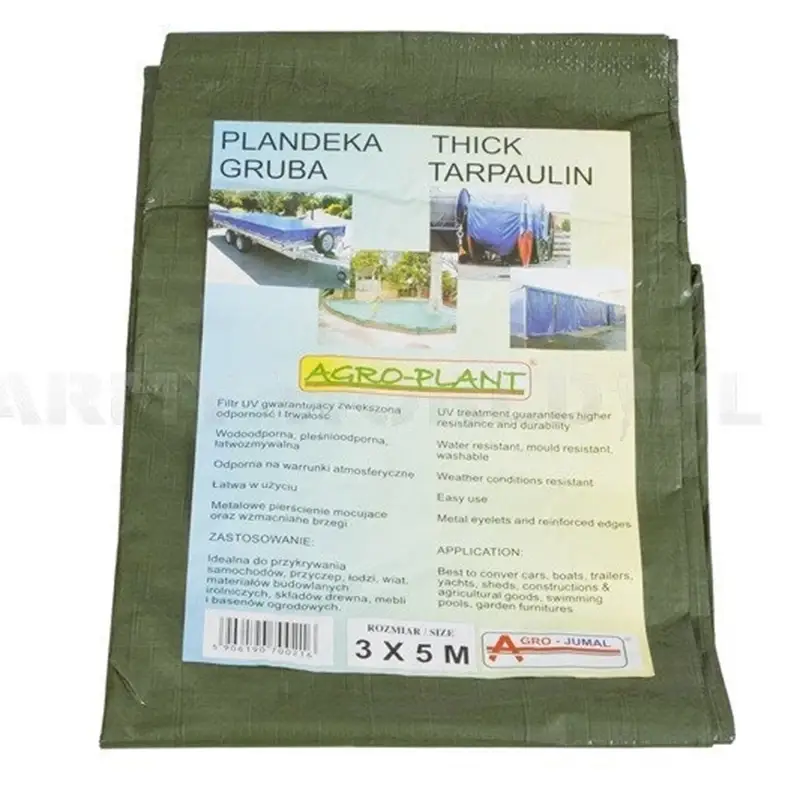 Taniej Plandeka Okryciowa Olive (90g/m2)