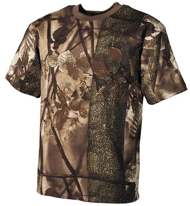 T-shirt Myśliwski Wild Trees MFH Kamuflaż Jesienny (00105G) Wyprzedaż