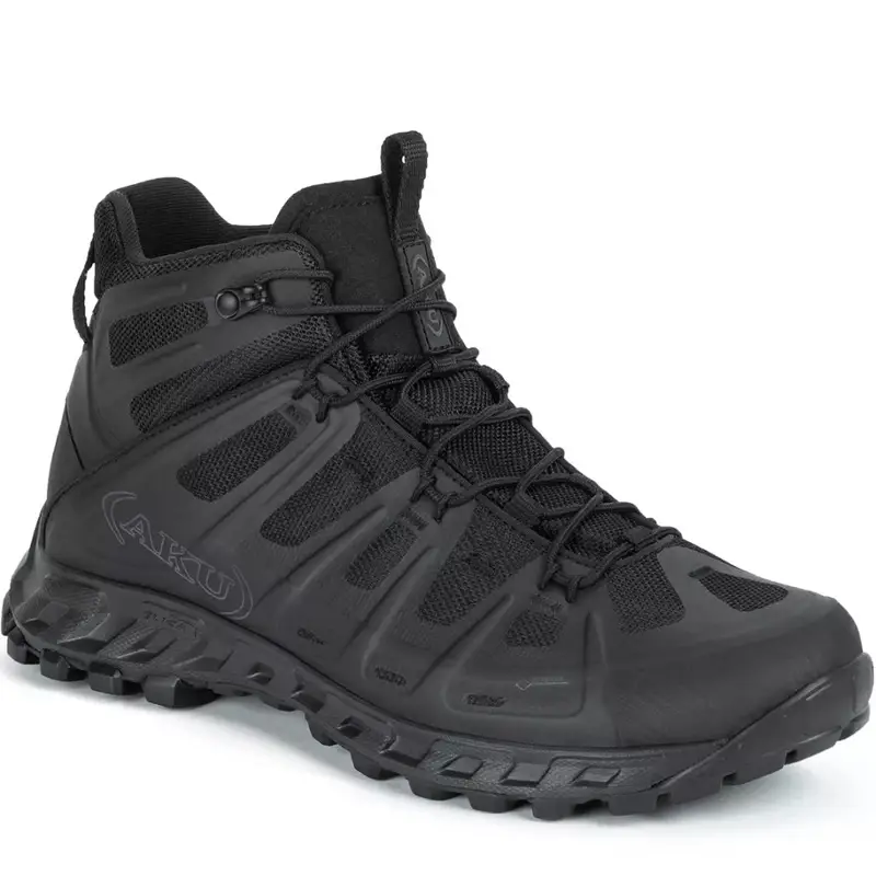 Wysoka jakość Buty Taktyczne AKU Selvatica Tactical Mid GTX Czarne