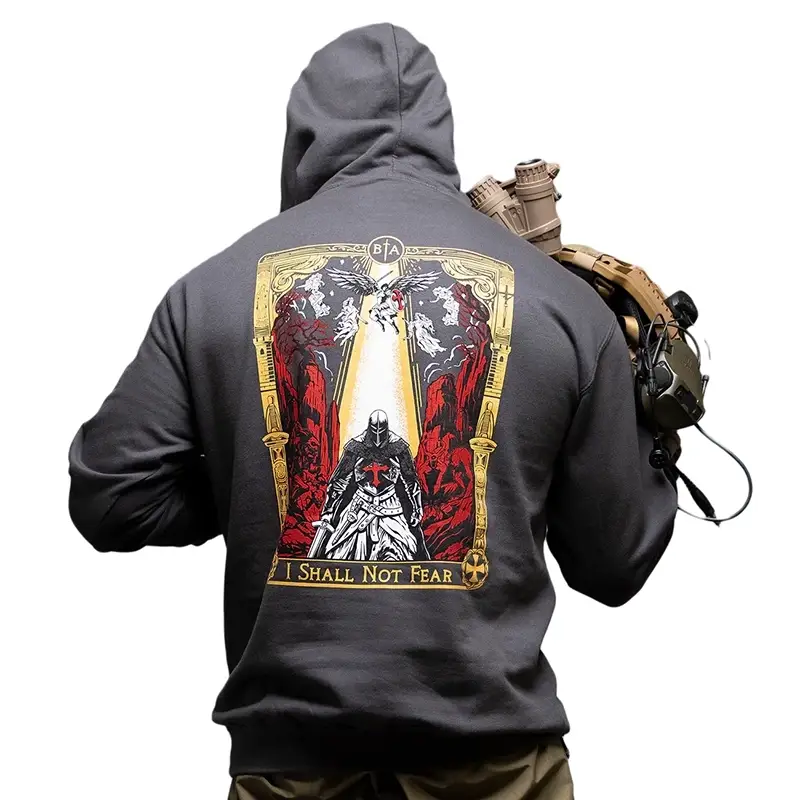 Promocja Bluza No Fear Hoodie Brothers In Arms Steel Grey